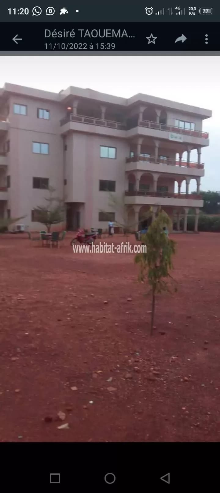 HÔTEL À VENDRE À TANGUIÉTA AU NORD DU BÉNIN