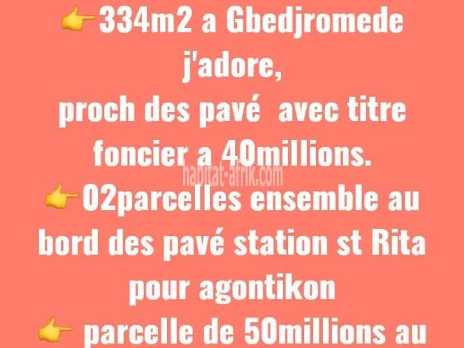 parcelles