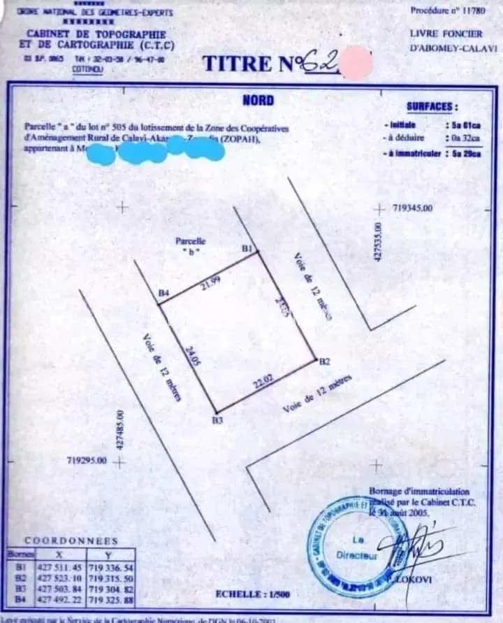 2 PARCELLES DÉJÀ LOTIES &amp; RECASÉES À VENDRE, ZOPAH - MARCHÉ DE GROS - AKASSATO - CALAVI