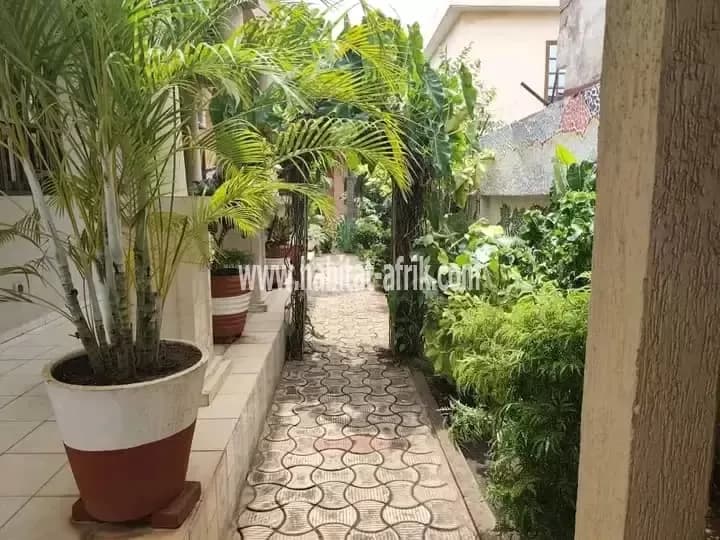 Une jolie Maison duplex meublée a vendre, en bordure du goudron, construite sur 1 lot (600m2), composé de 5 chambres, 2 salons, dépendance, jardin a Avedji limousine lome togo