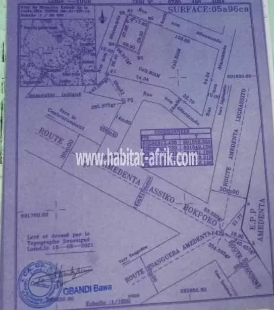Terrain 1 lot - legbassito Bokokpo
