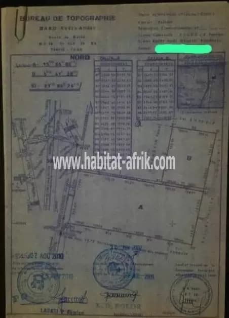 Je mets en vente une parcelle de terrain 15 hectares a l’entrée de la ville d’anié ATAKPAME TOGO