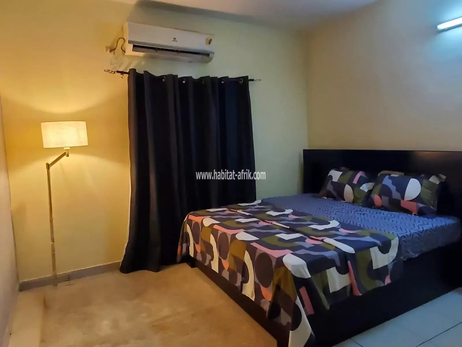 Nous mettons en location un appartement de chambre salon equipee climatisé situee a hedzranawoe aeroport lome togo