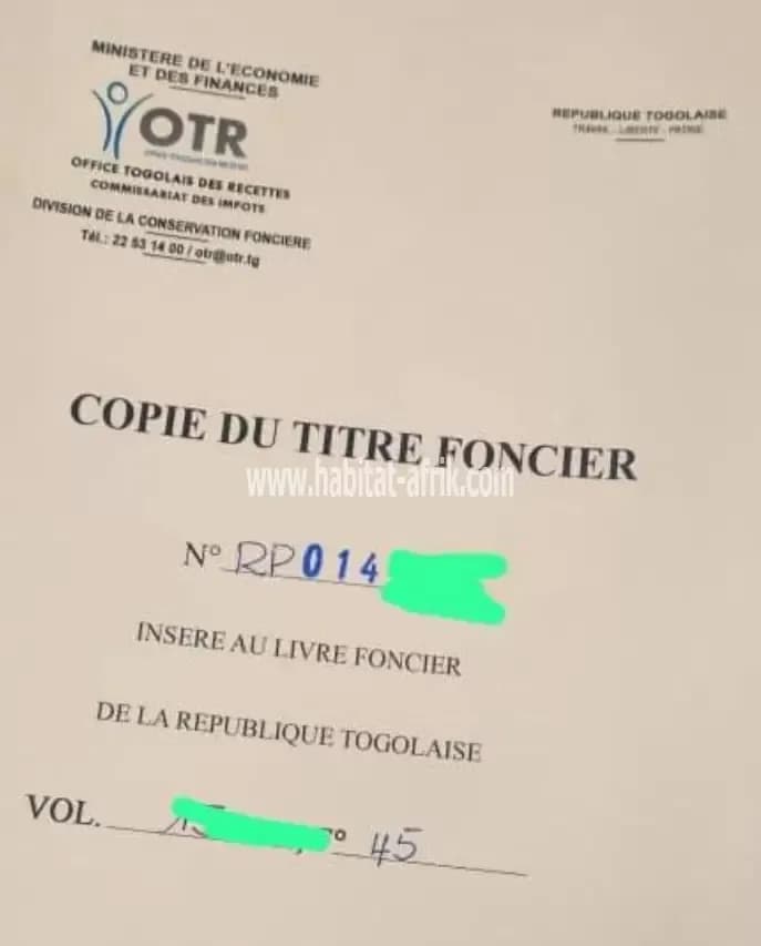 Je mets en vente une parcelle de terrain agricole à amouzoukope situé sur le boulevard N’5 (RN5) tronçon lome - kpalime