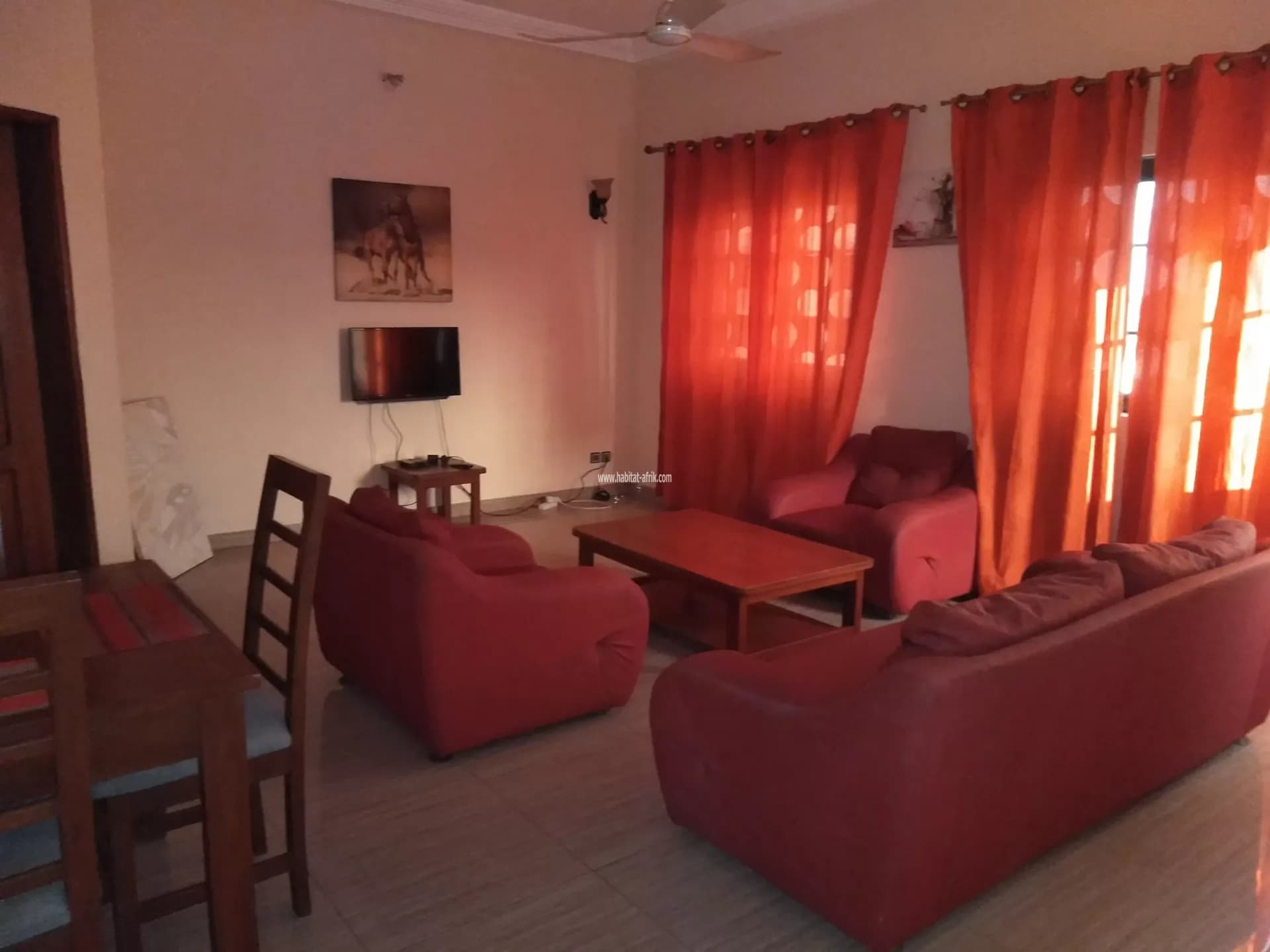 Appartement meublé à Fidjrossè à louer