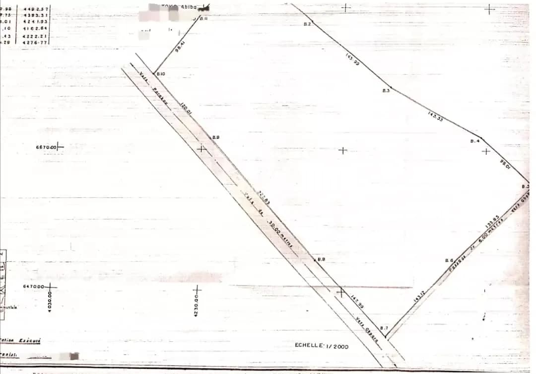 DES PARCELLES A PARAKOU AU BORD DE LA ROUTE OKPARA