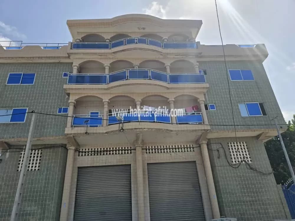 IMMEUBLE R+3 AU BORD DES PAVÉS À VENDRE À COTONOU GBÉGAMEY NON LOIN DU COLLÈGE AUPIAIX