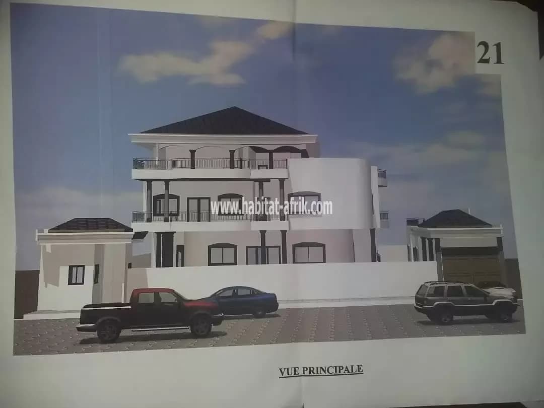 GRANDE VILLA EN COURS DE FINITION À VENDRE À COTONOU AKPAKPA CEN-SAD