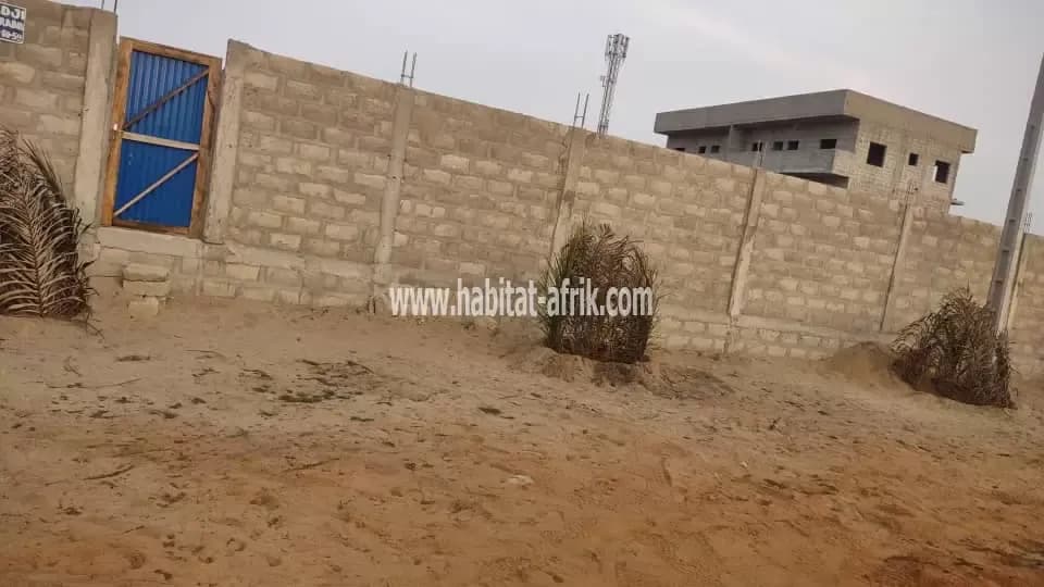 MISE EN VENTE TOGBIN-DAHO UNE PARCELLE LOTIE ET RECASÉE DE  400M²