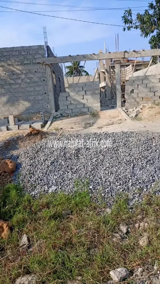 A vendre 1/2 lot.....à baguida entre le ceg et le lycée de baguida  19 millions  Baguida..à 5 mn du goudron niveau monument En construction