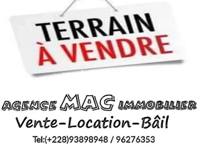 TERRAIN À VENDRE 1 LOT À NOEPÉ QUELQUE MÈTRES DU GOUDRON DU CENTRE DE SANTÉ NOEPÉ TOGO