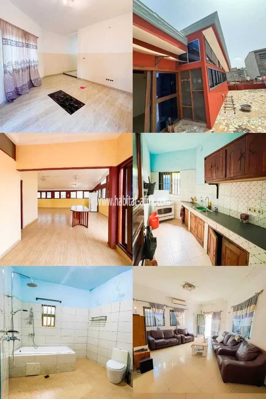 DISPONIBLE UNE BELLE VILLA R +2 À VENDRE AU BORD DU PAVÉ À CALAVI CITÉ ARCON-VILLE.