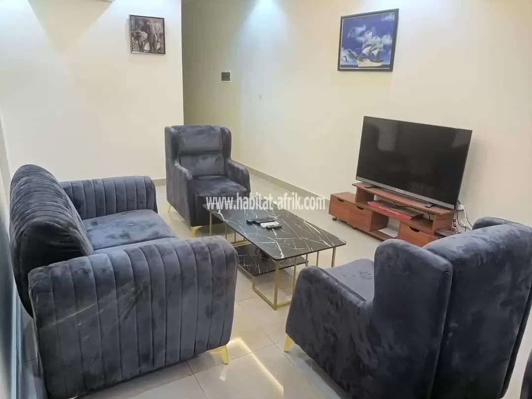 Je mets en location un appartement meublé scindé en cours unique de deux (2) chambres salon équipée à avedji cito lome togo