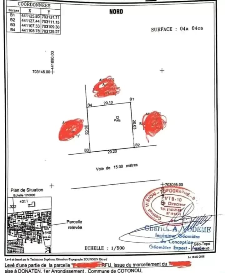 PARCELLE DÉJÀ LOTIE &amp; RECASÉE À VENDRE, AKPAKPA