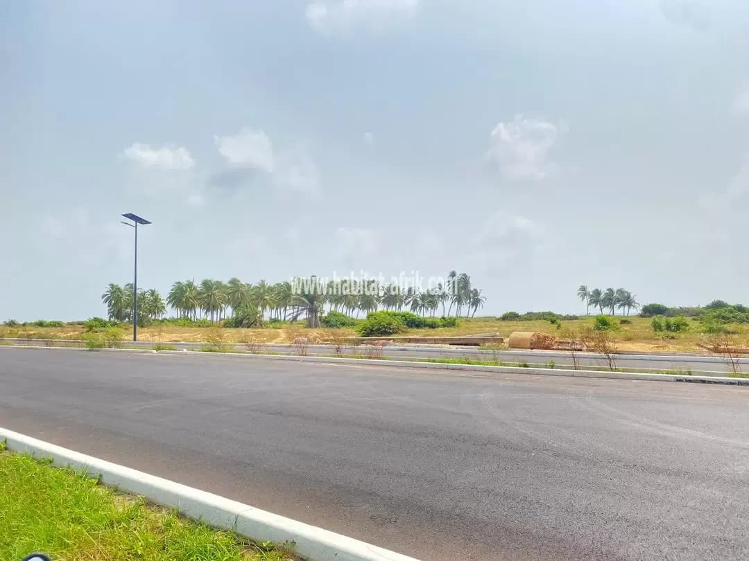 DOMAINE DE 4823M² AVEC TF À VENDRE AU BORD DU GOUDRON DE LA ROUTE DES PÊCHES À OUIDAH