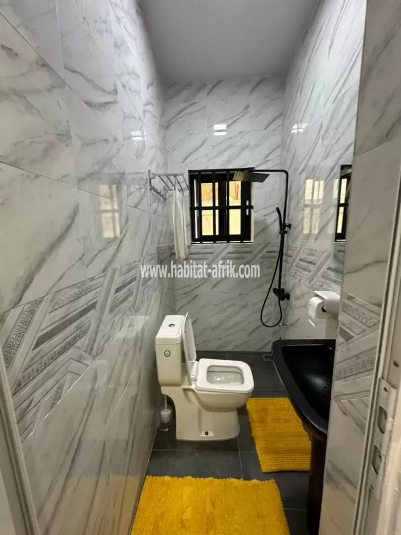 Je mets en location une maison meublée de 2 chambres salon à kpogan station total lome togo