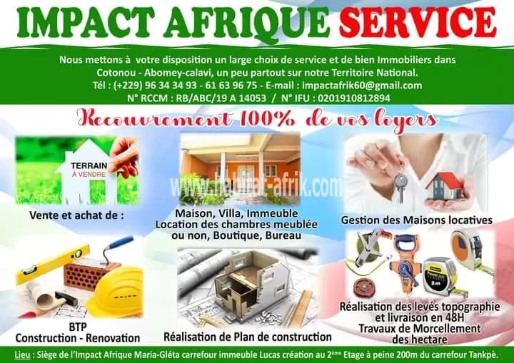 parcelle a vendre a womey