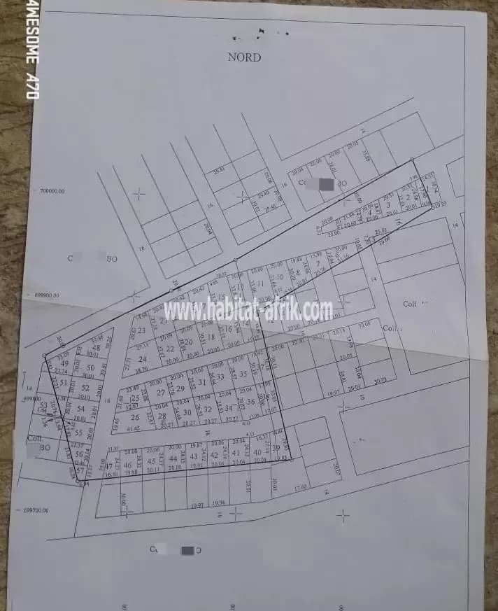 Terrain a vendre, 4 hectares deja loti avec titre foncier, situé derrière la platte forme pia lome togo
