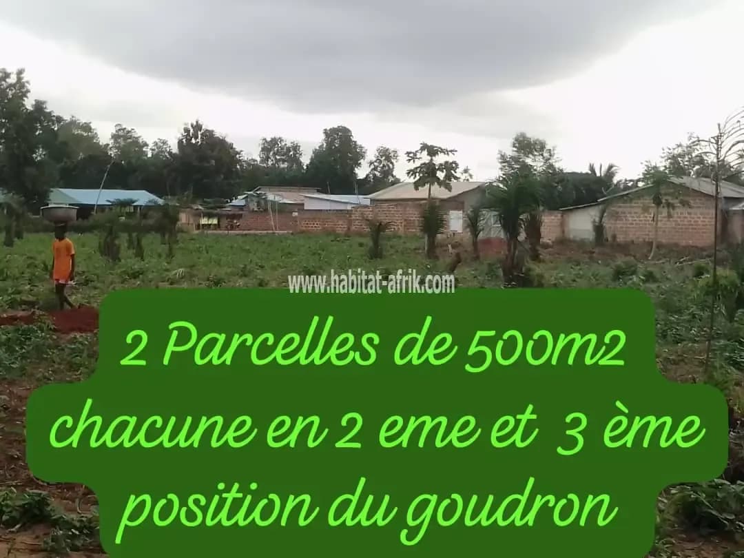 DES PARCELLES AVEC TF RÉCASER ET ADC À VENDRE