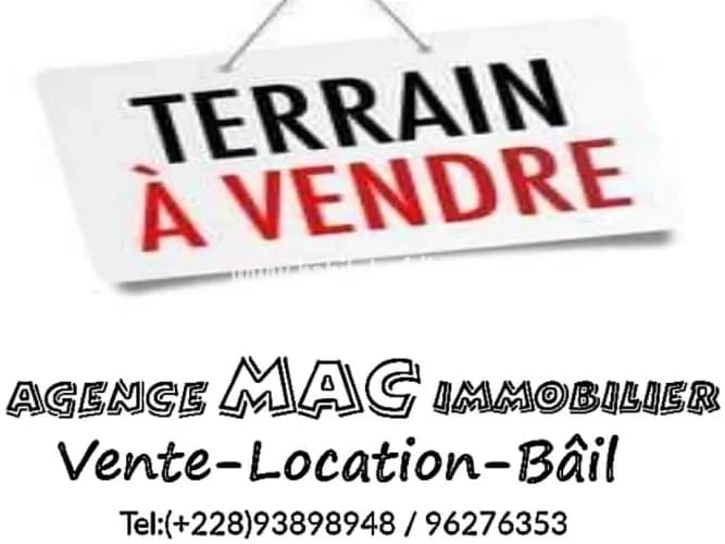 Vente Terrain 12 lot collé 7200 Metres Carré demi lot à 35 millions le lot