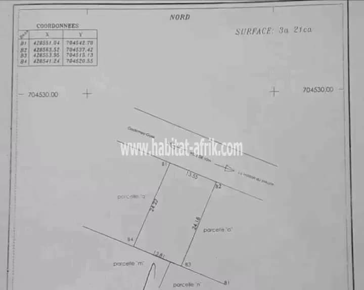2 PARCELLES EN ANGLE DE RUE LOTIES &amp; RECASÉES À VENDRE, AKPLOMEY - AGLA - COTONOU