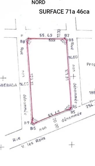 Terrain a vendre, 12 lots collés solidement clôturer avec titre foncier, a Adetikopé non loin de l’hôtel GMK, lome togo